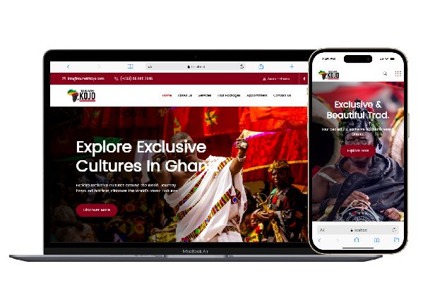TourWithKojo tourism and real estate website